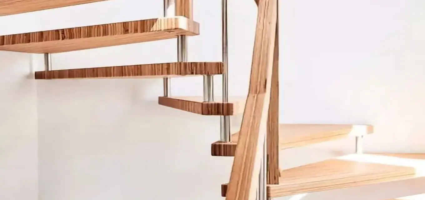 LVL로 만든 계단