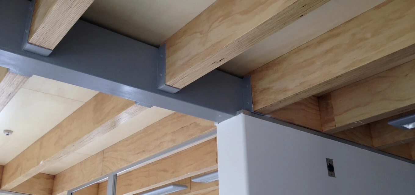 적층 목재 I 빔의 응용